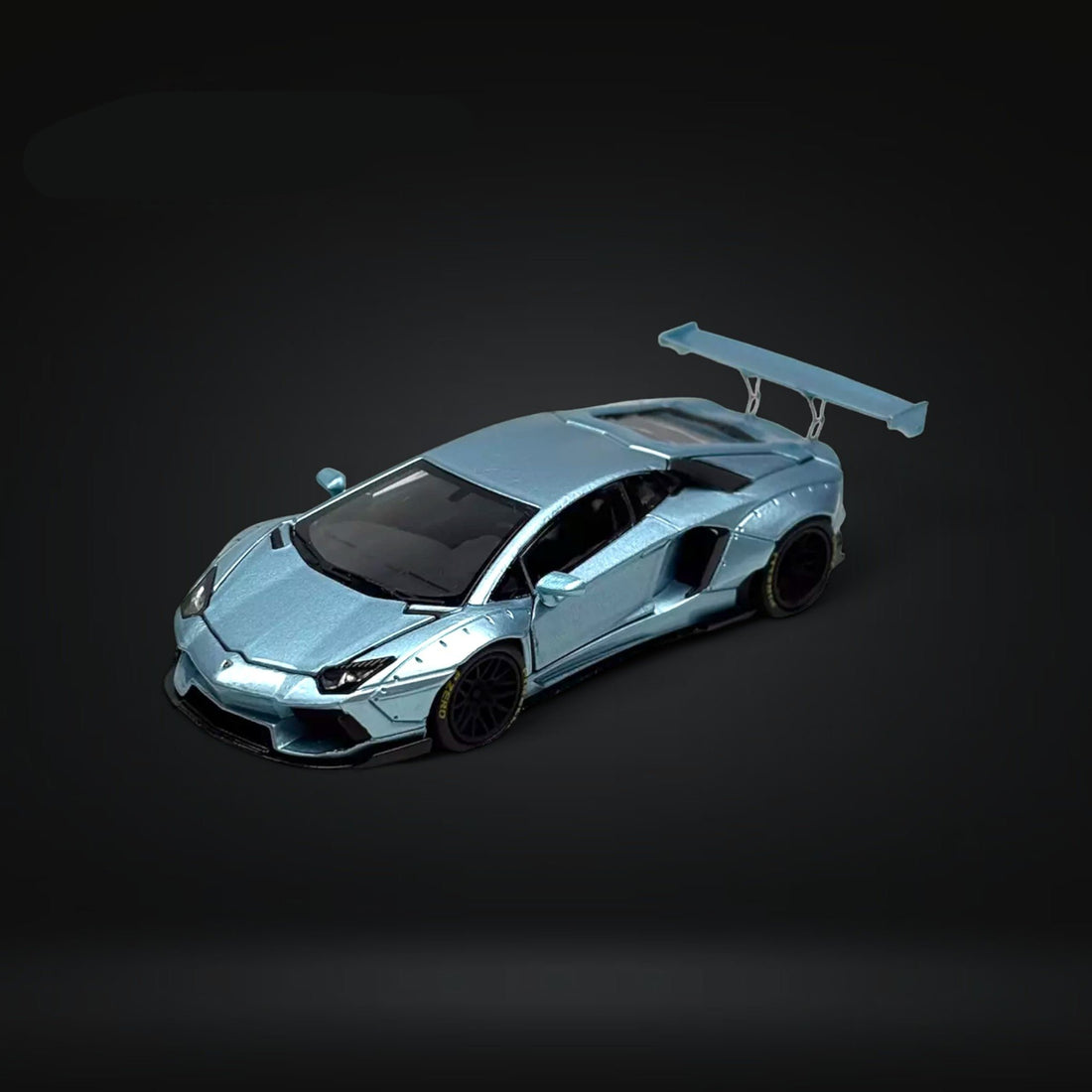 Lamborghini Aventador LP700-4 LBWK Ice Blue Fully Openable Ordinary 1:64 PGM-640411 by PGM - 5