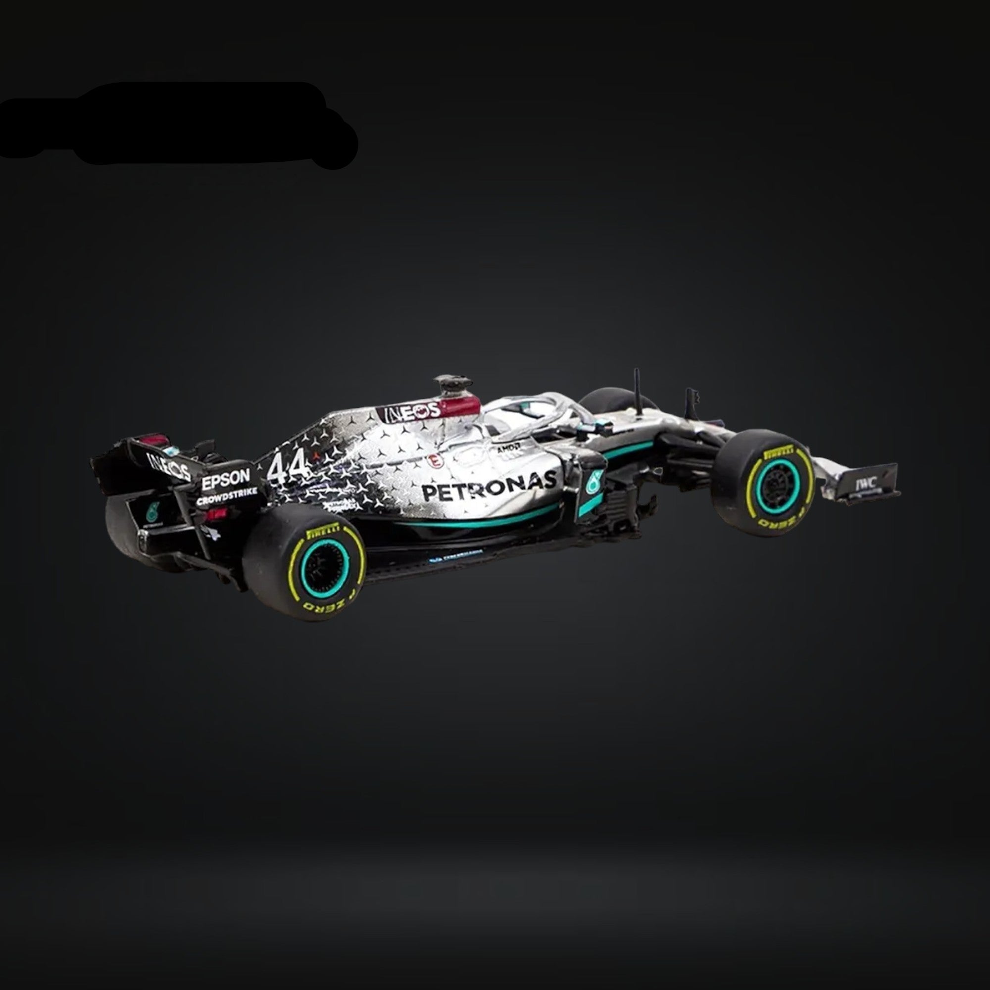 Mercedes-AMG F1 W11 EQ Performance Barcelona Pre-Season Testing 2020 Lewis Hamilton 1:64 by Tarmac Works 2