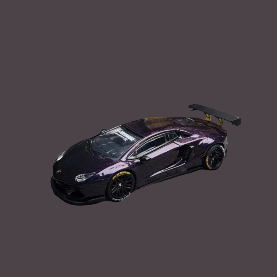 Lamborghini Aventador LP700-4 LB 1.0 Purple Carbon Fiber 1:64 by King Model 