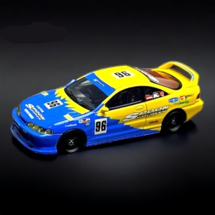 Honda Integra DC2 SPOON SPORTS 1:64 Resin by Nice Auto Front Angle View