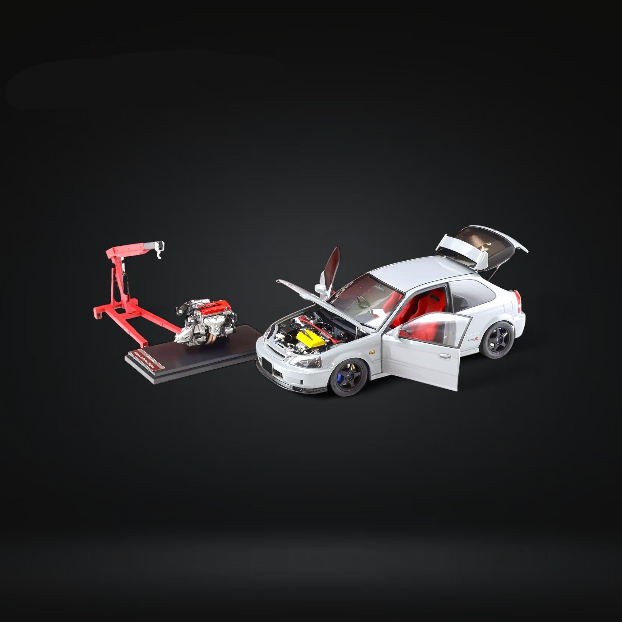 Honda Civic Type-R EK9 Nardo Grey 1:18 Diecast Model Car