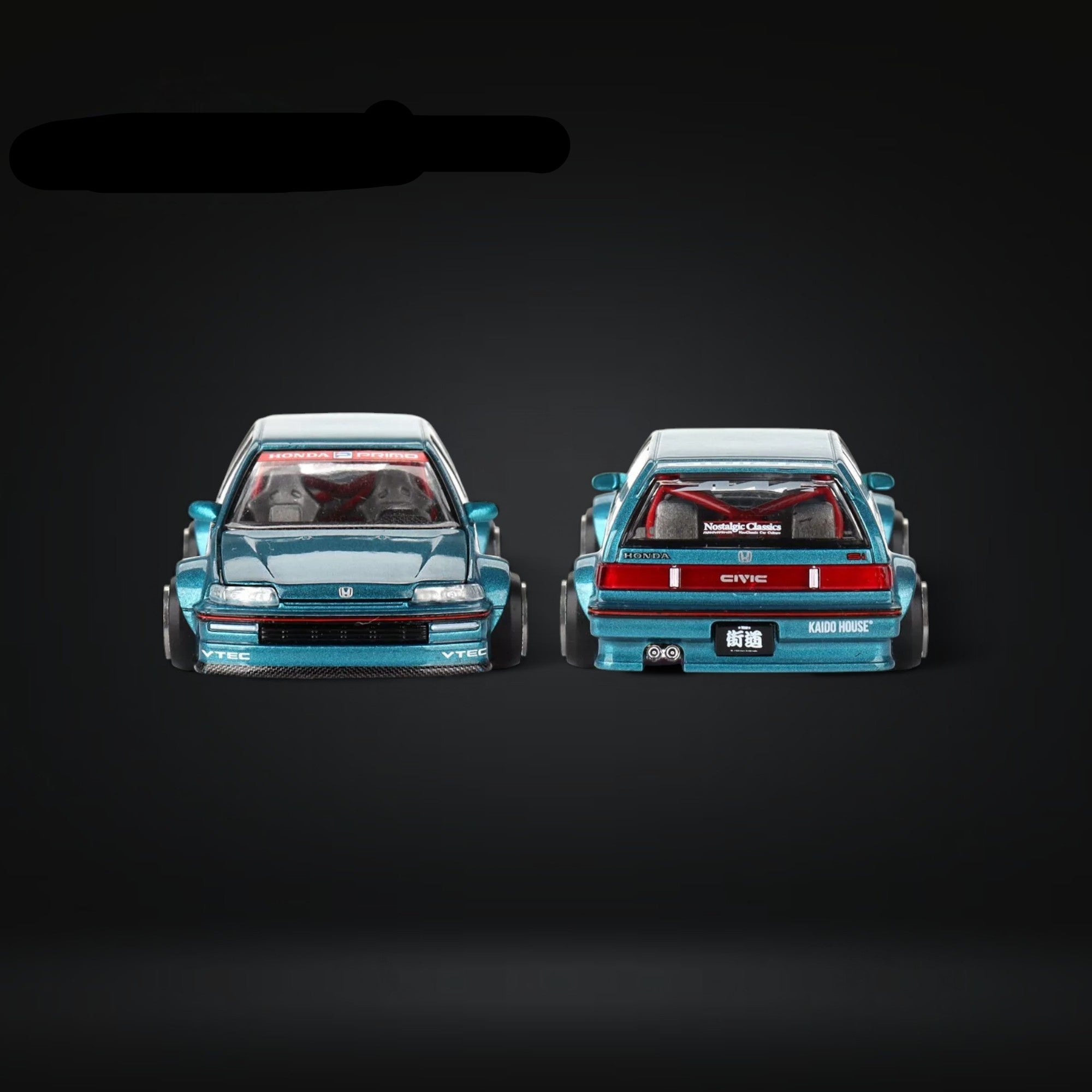 Honda Civic EF Tahitian Green V1 1:64 KHMG126 by Mini GT x Kaido House  2