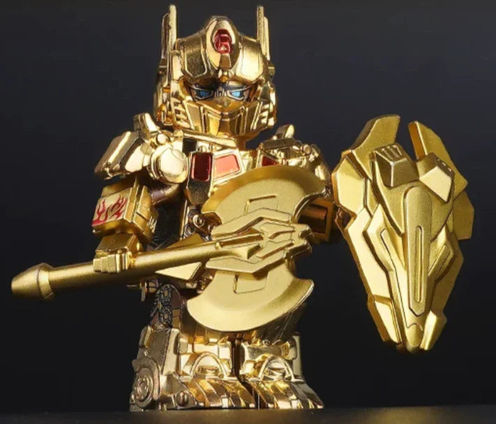 Gold Optimus Prime Custom Minifig 2