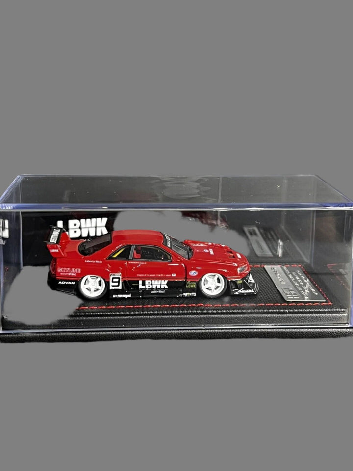 Nissan SKYLINE LBWK ER34 SUPER SILHOUETTE FENDERIST JAPAN 2020 #9 1:64 by Inno64 Side Package View