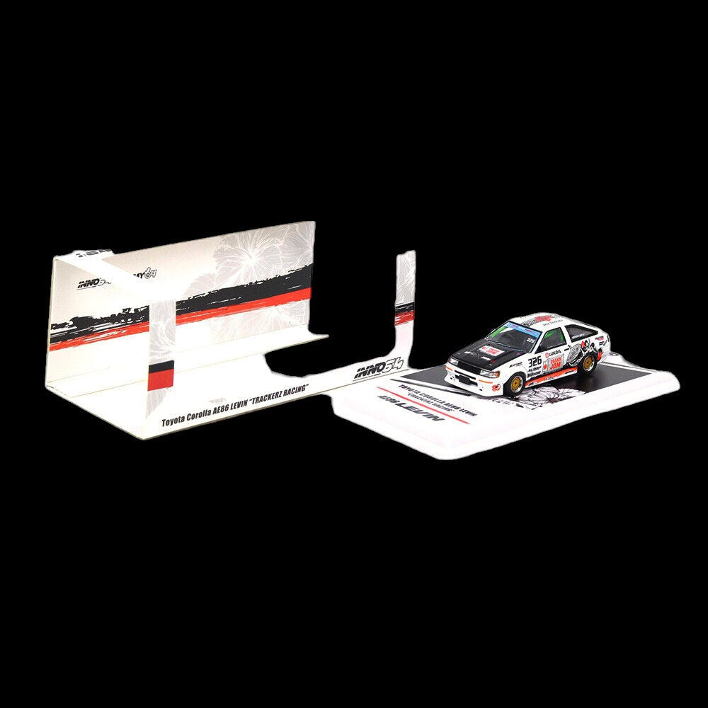 Mitsubishi Lancer Evo III & Toyota AE86 "Trackerz Racing" Malaysia Exclusive 1:64 IN64-TRACKERZ-BOXSET by Inno64 4