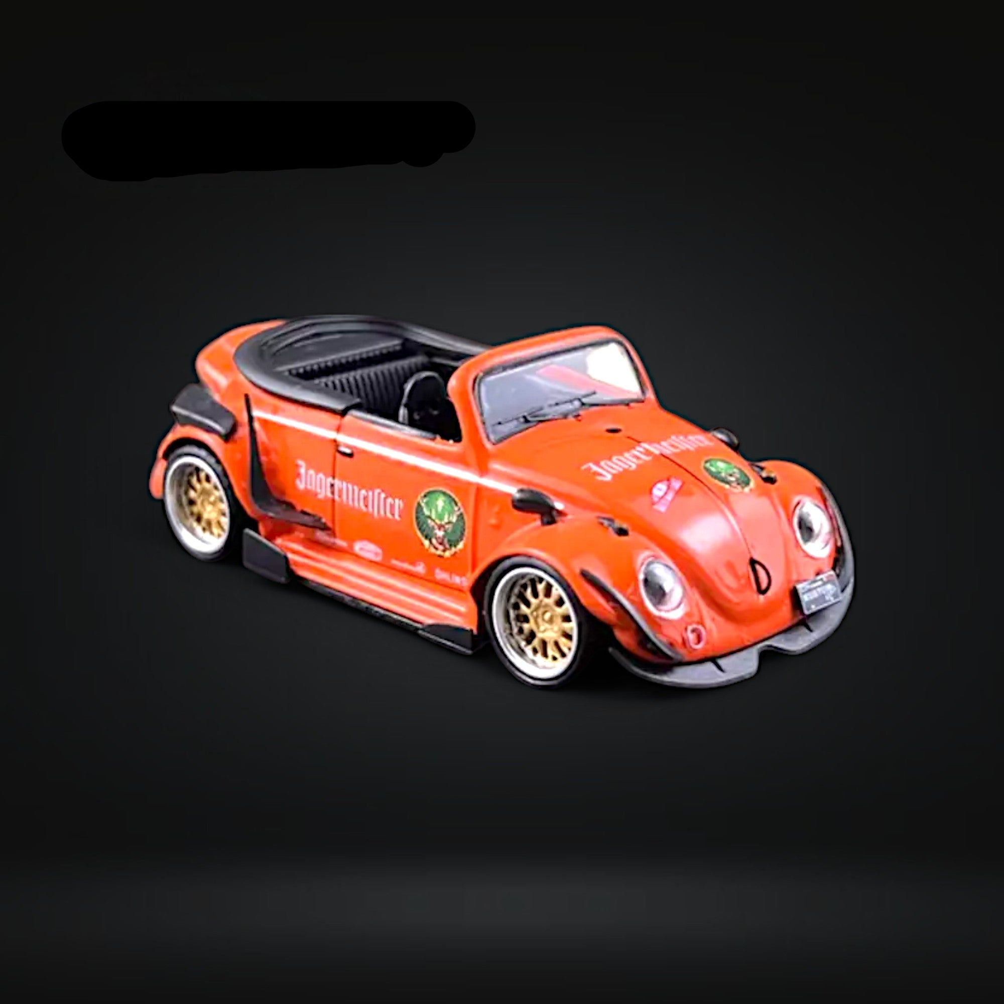 VW Beetle Convertible Cabriolet Jagermeister 1:64 Limited to 599 Pcs by HKM Model 2