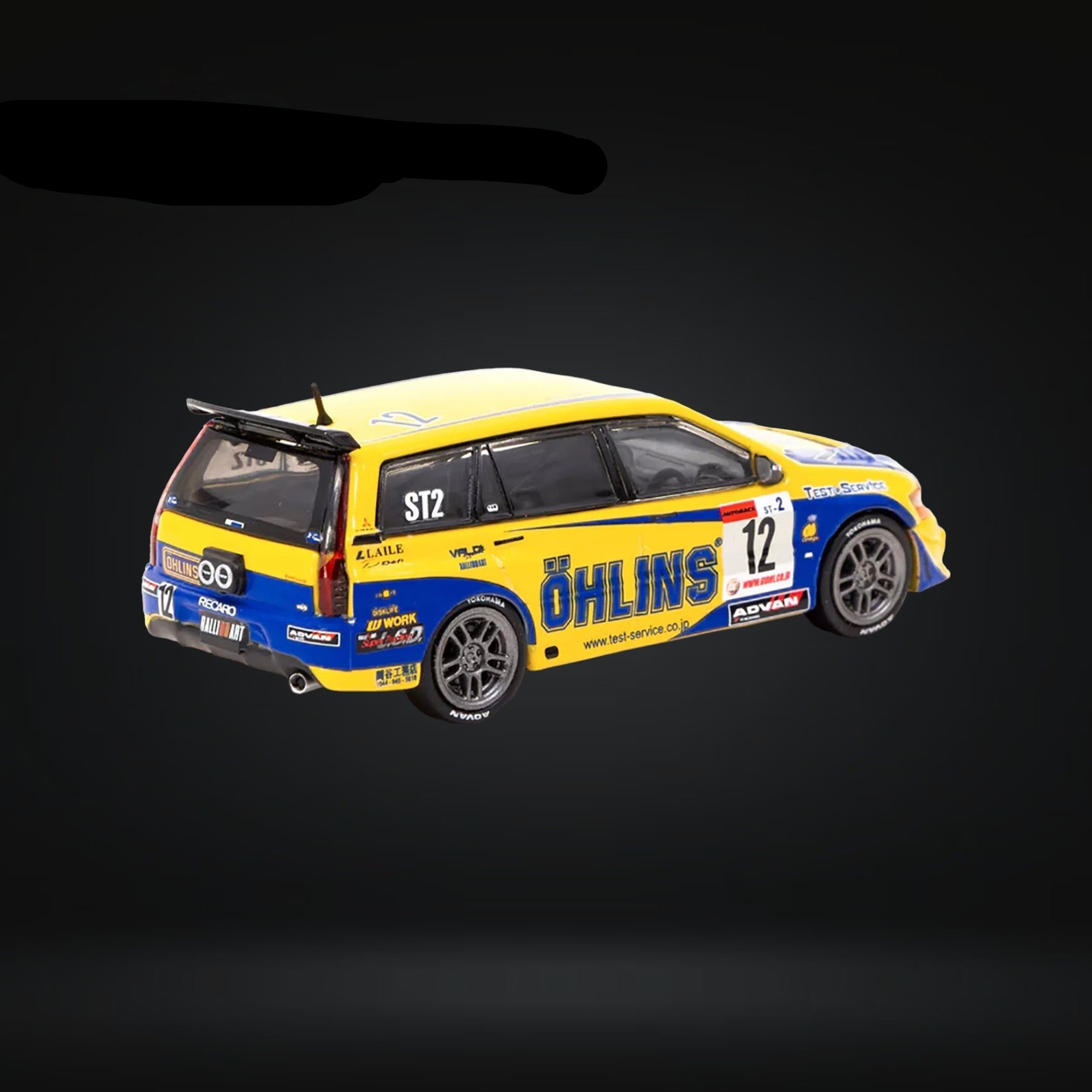 Mitsubishi Lancer Evolution Wagon Super Taikyu Series 2006 13th Tokachi 24hours OHLINS 1:64 by Tarmac Works 4