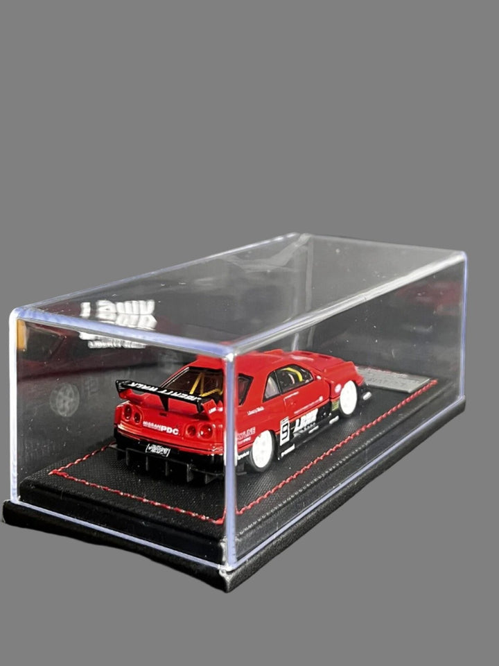 Nissan SKYLINE LBWK ER34 SUPER SILHOUETTE FENDERIST JAPAN 2020 #9 1:64 by Inno64 Rear Package View