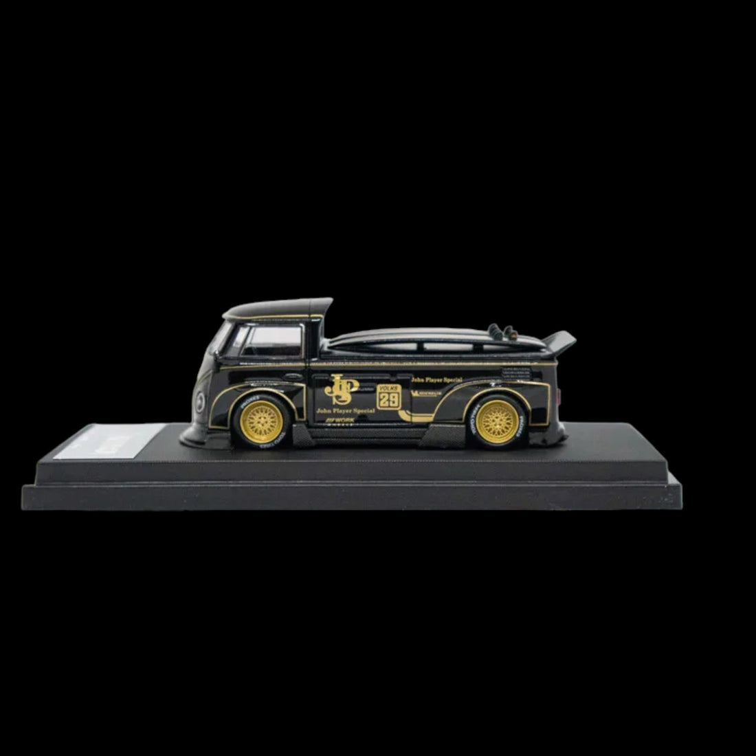 Volkswagen T1 Pick Up JPS with Surfboards & Figure 1:64 by TPC Side View