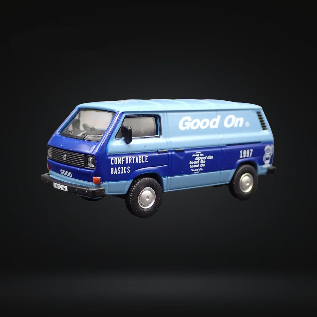 Volkswagen T3 Panel Van GOOD ON 1:64 by Tarmac Works X Schuco Collab64 T64S-001-GO