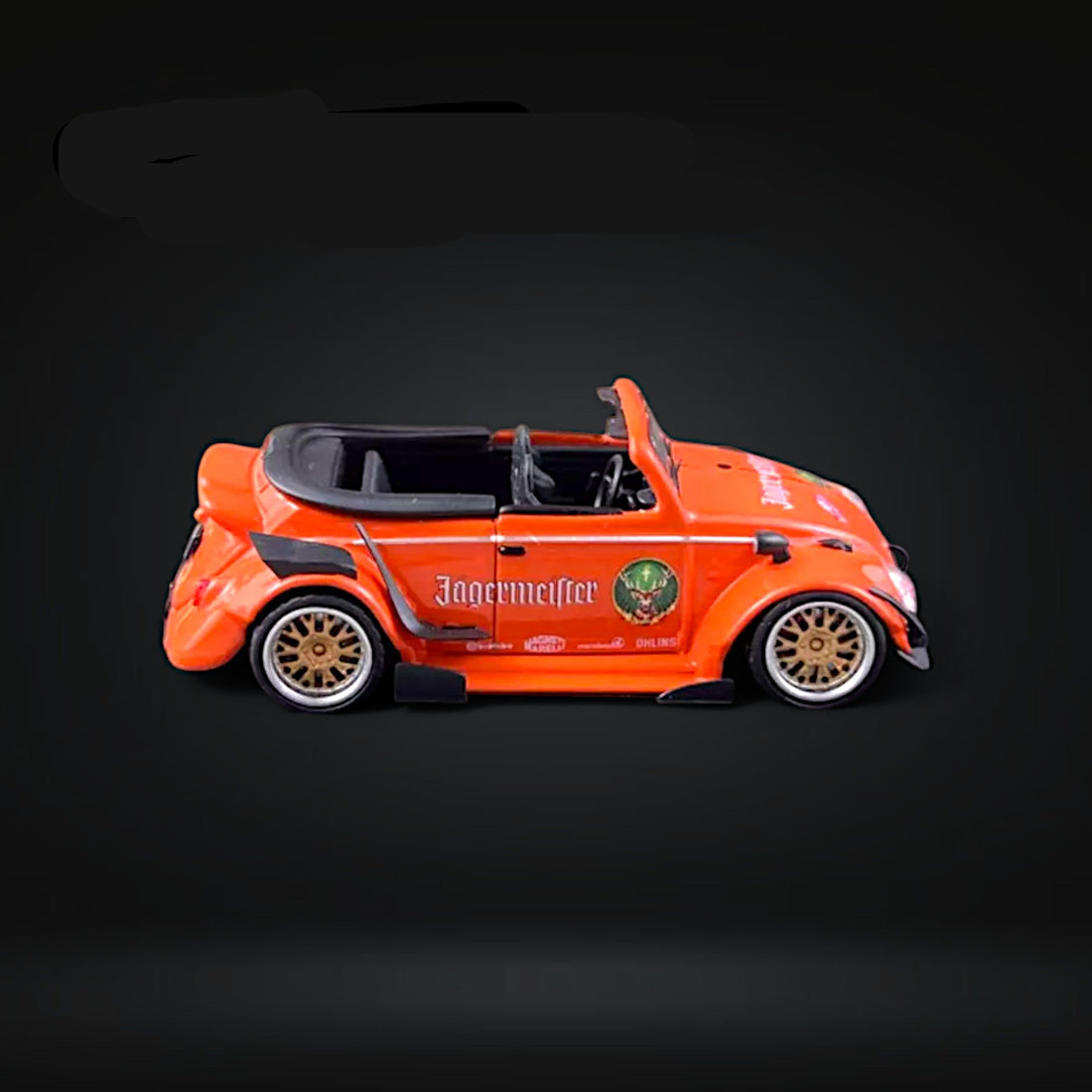 VW Beetle Convertible Cabriolet Jagermeister 1:64 Limited to 599 Pcs by HKM Model 4