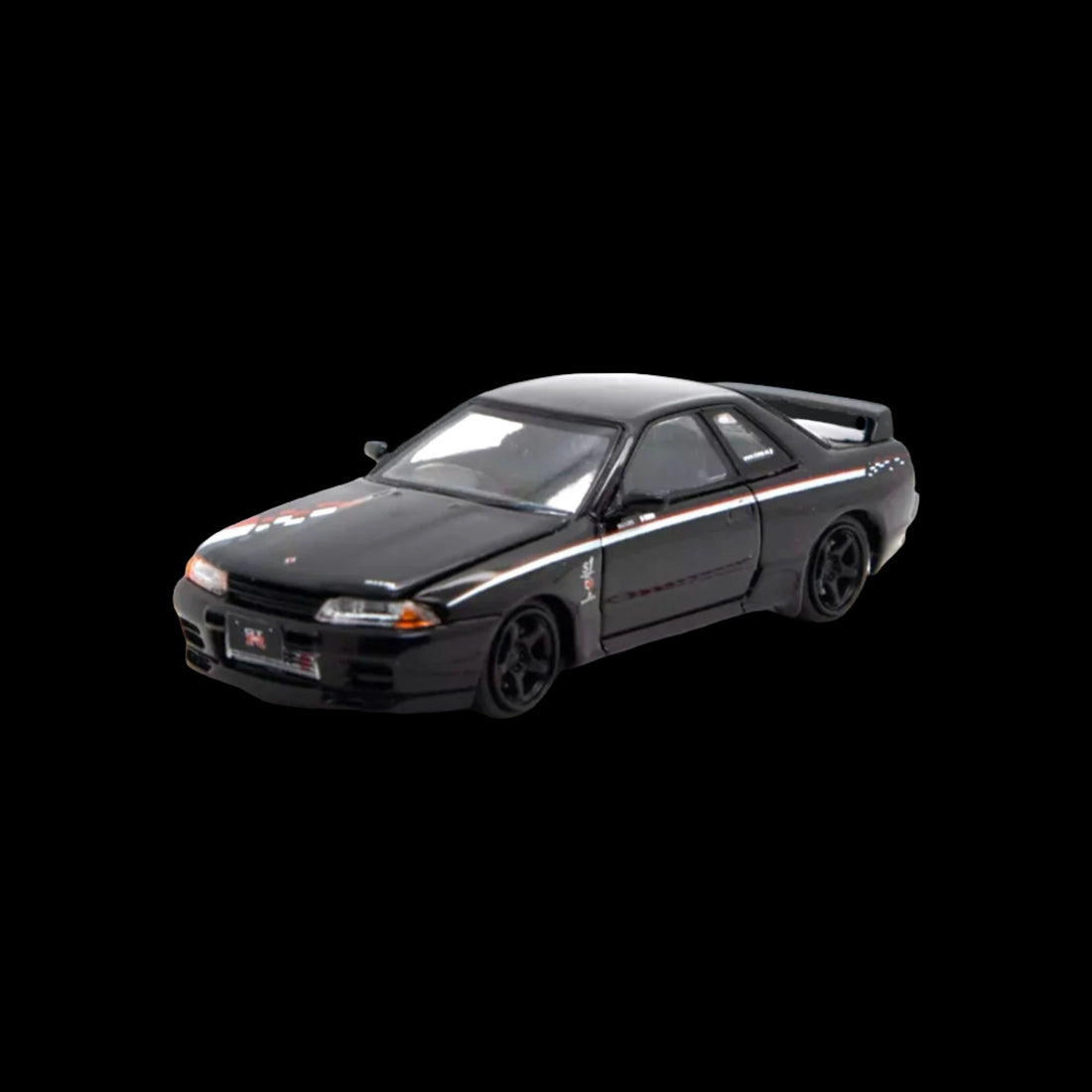 Nissan Skyline R32 GT-R 3rd Gen Nismo S-Tune Black Nismo Livery 1:64 by Focal Horizon