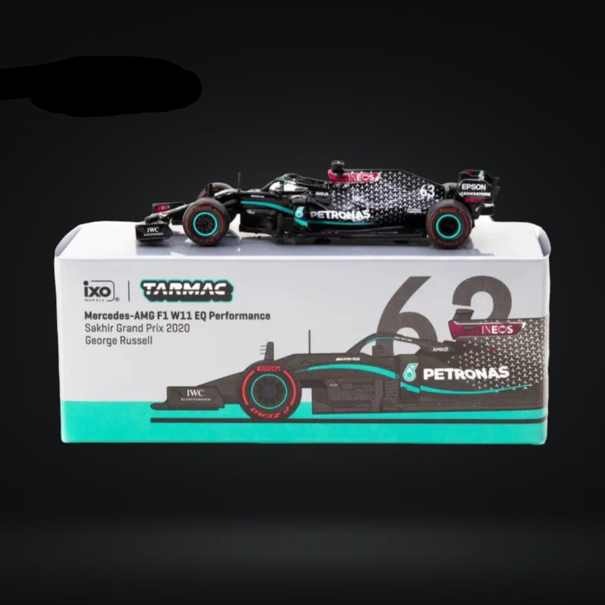 Mercedes-AMG F1 W11 EQ Performance Sakhir Grand Prix 2020 George Russell 1:64 by Tarmac Works 2