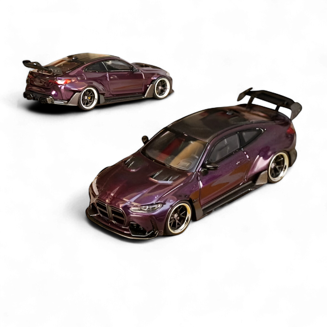 BMW M4 G82 Widebody Dark Purple 1:64 by Street Weapon 