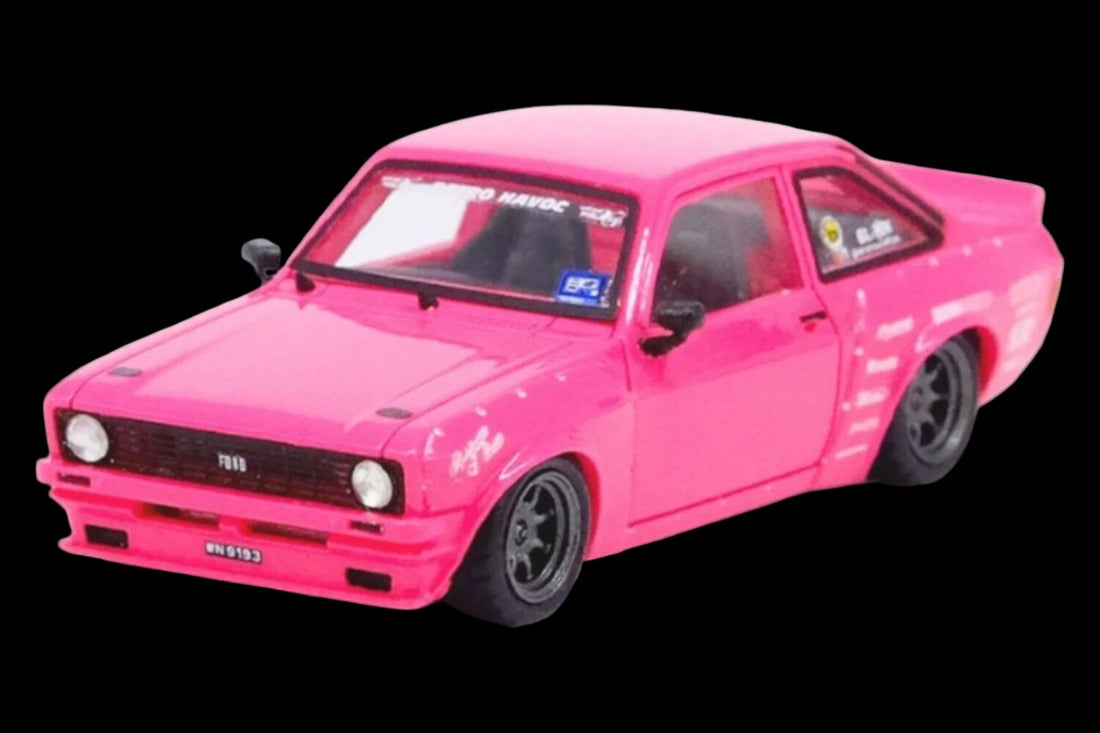 Ford Escort MK2 Pandem "Emotion" Retro Havoc Pink 1:64 by Inno64  IN64R-MK2P-ERH