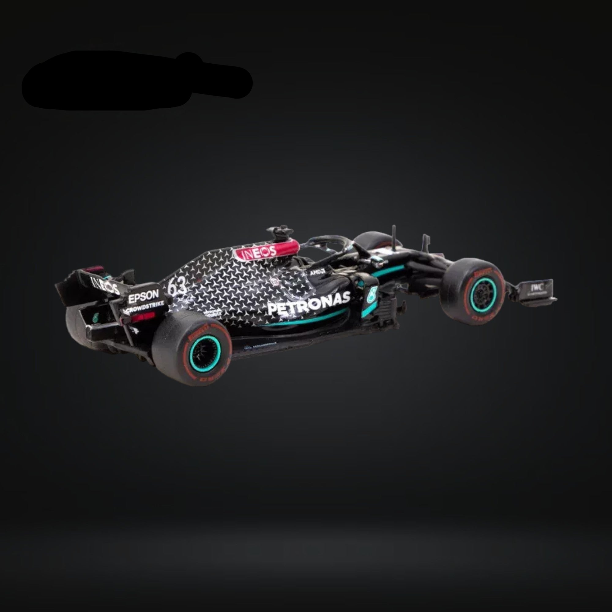 Mercedes-AMG F1 W11 EQ Performance Sakhir Grand Prix 2020 George Russell 1:64 by Tarmac Works 4