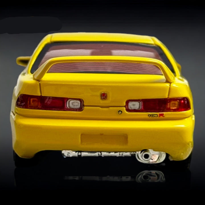 Honda Integra DC2 YELLOW 1:64 Resin by Nice Auto End View