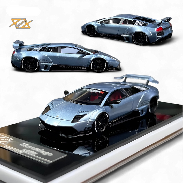 Lamborghini Murcielago LBWK Ice Blue 1:64 by Error404 