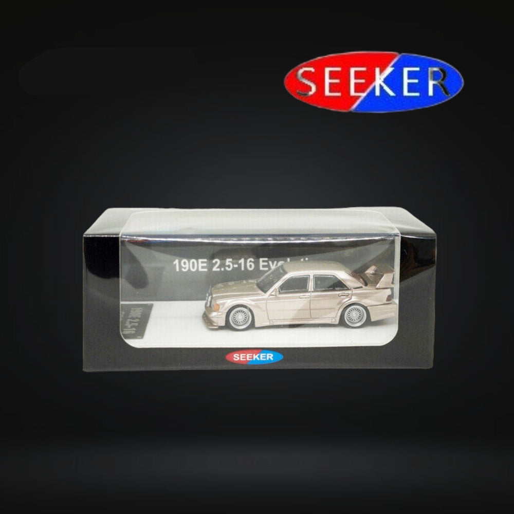 Mercedes-Benz 190E 2.5-16 Evolution Champagne Gold 1:64 by Seeker Package View