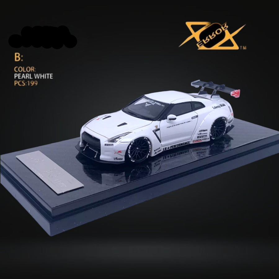 Nissan Skyline GT-R R35 Pearl White 1:64 by Error404 LB-Works