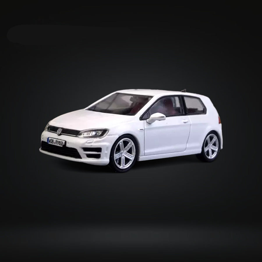 Volkswagen VW Golf R in Pearl White 1:64 by Zoom