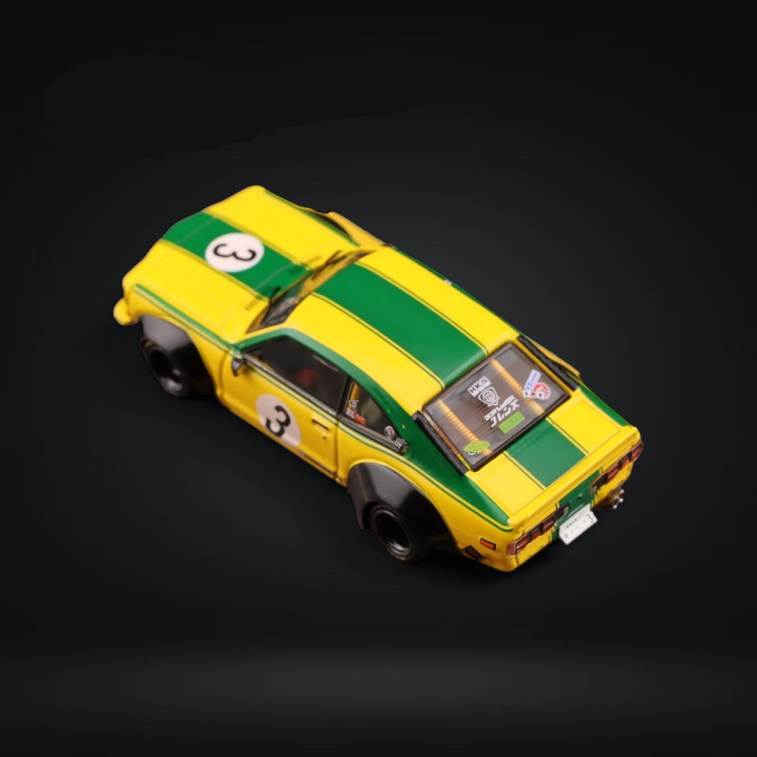 Mazda RX-3 Savanna LBWK Yellow Green #3 1:64 IN64-LBWKRX3-01 by Inno64 - 5