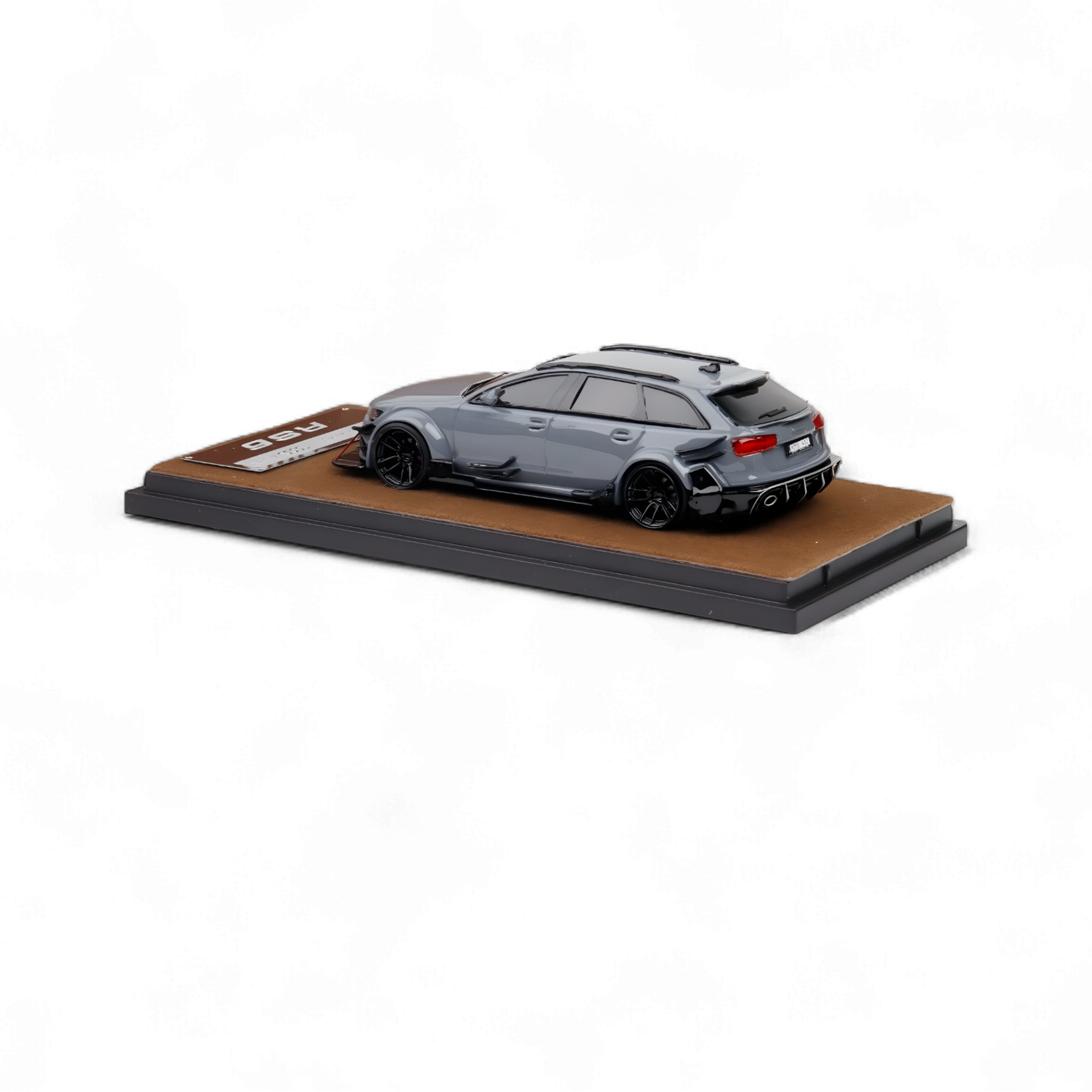 Audi RS6 Avant (C7) Crock Station wagon DTM Wide-Body Modified - Cement Grey 1/64 by Qidian Model 2