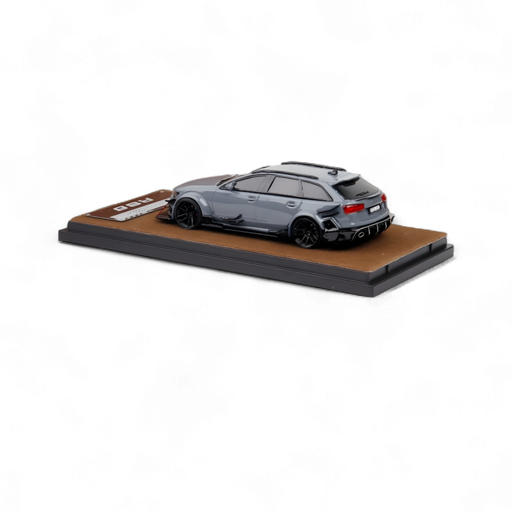 Audi RS6 Avant (C7) Crock Station wagon DTM Wide-Body Modified - Cement Grey 1/64 by Qidian Model 2