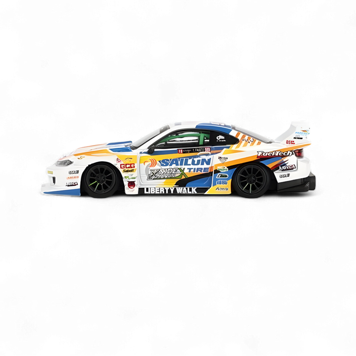 Nissan LB-Super Silhouette S15 Silvia 2023 Formula Drift Japan #895 1:64 by Mini-GT 2