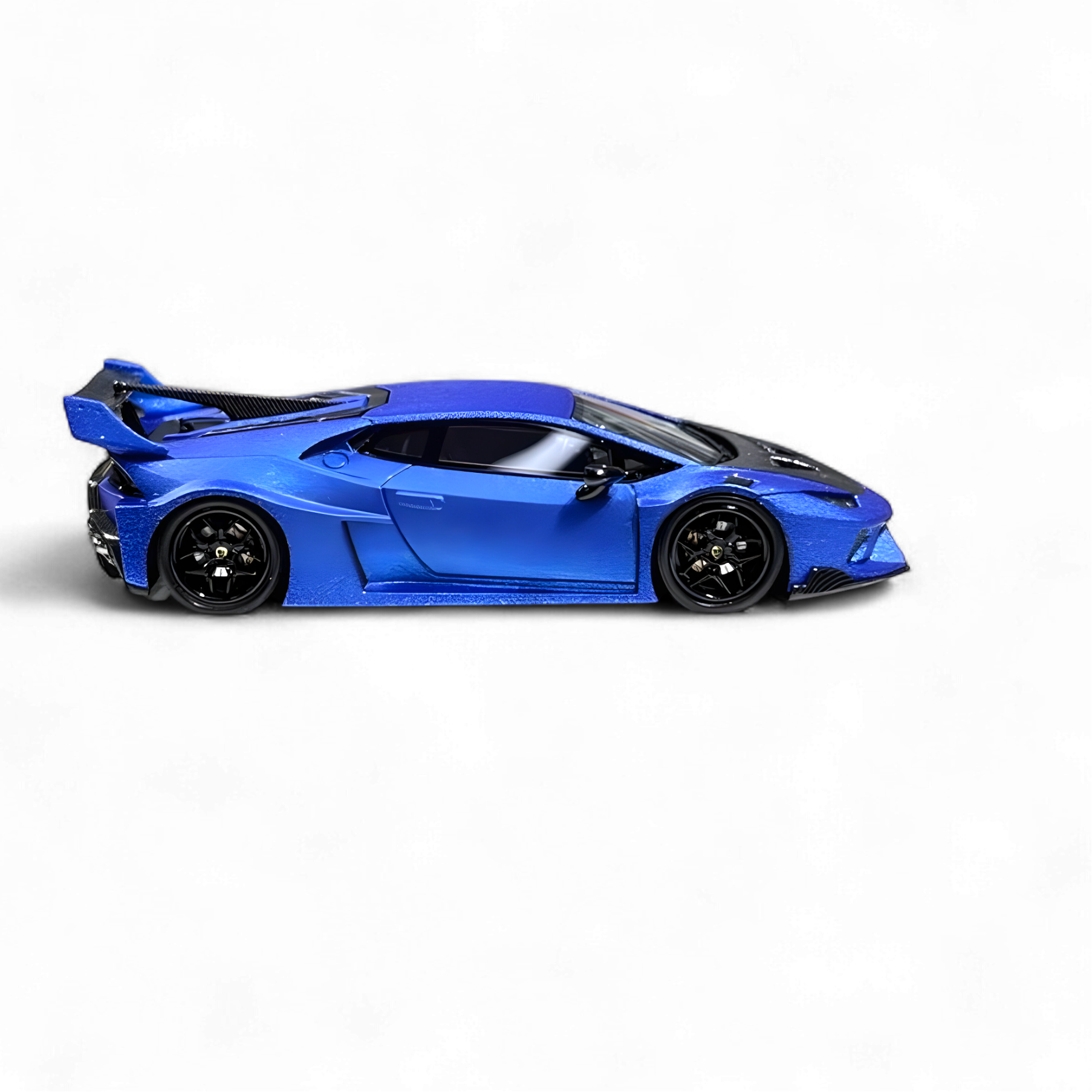 Lamborghini Huracan LP610-4 WideBody Resin - Matte Blue 1:64 by Flame  2
