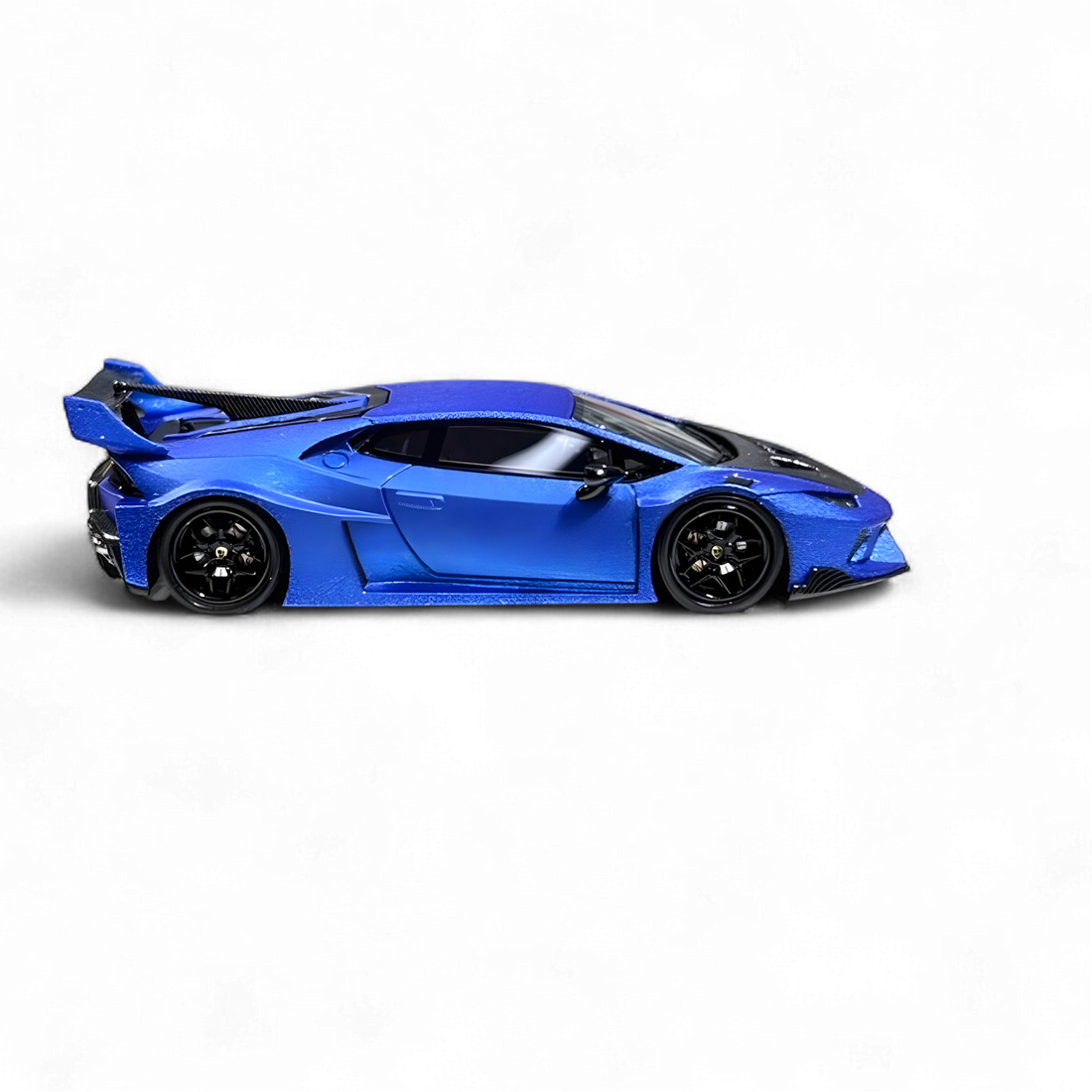 Lamborghini Huracan LP610-4 WideBody Resin - Matte Blue 1:64 by Flame  2