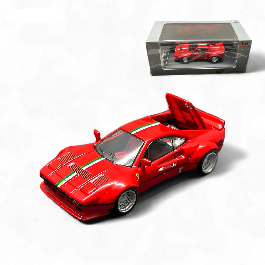 288 GTO Wide-Body - Latte Art Red 1:64 by Hone Model 64 