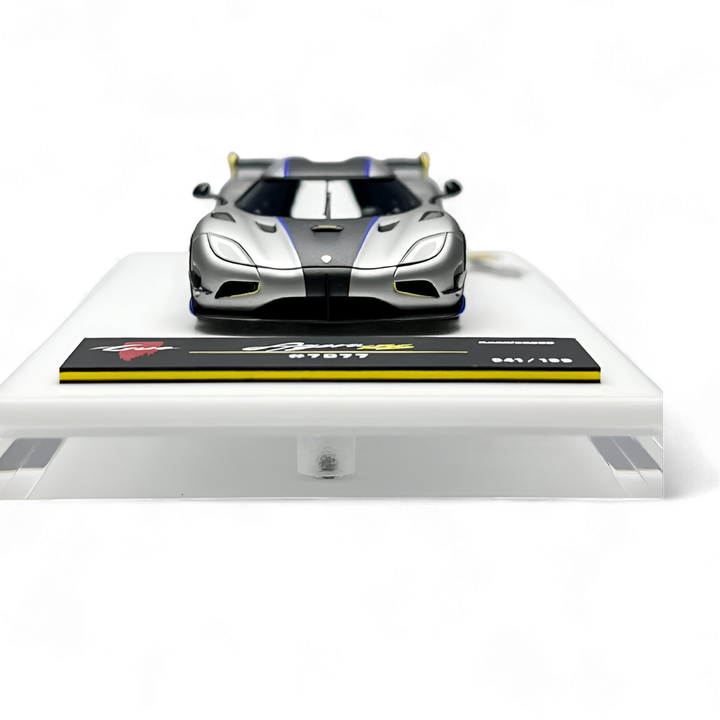 Koenigsegg Agera RS Matte Silver Gray 1:64 by Guo Ji  2