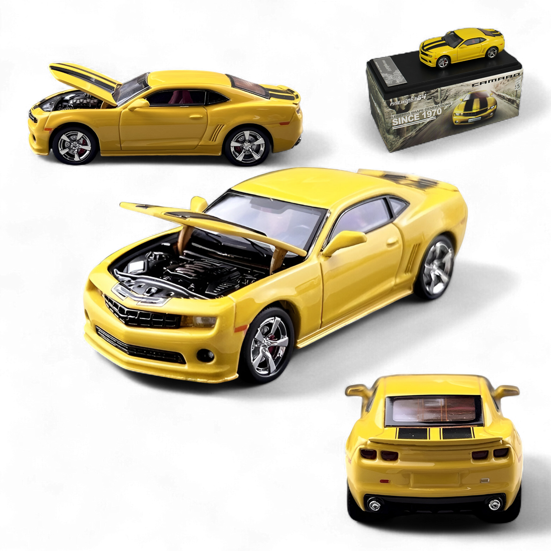 Chevrolet Camaro Bumblebee Yellow 1:64 by FineWorks64 