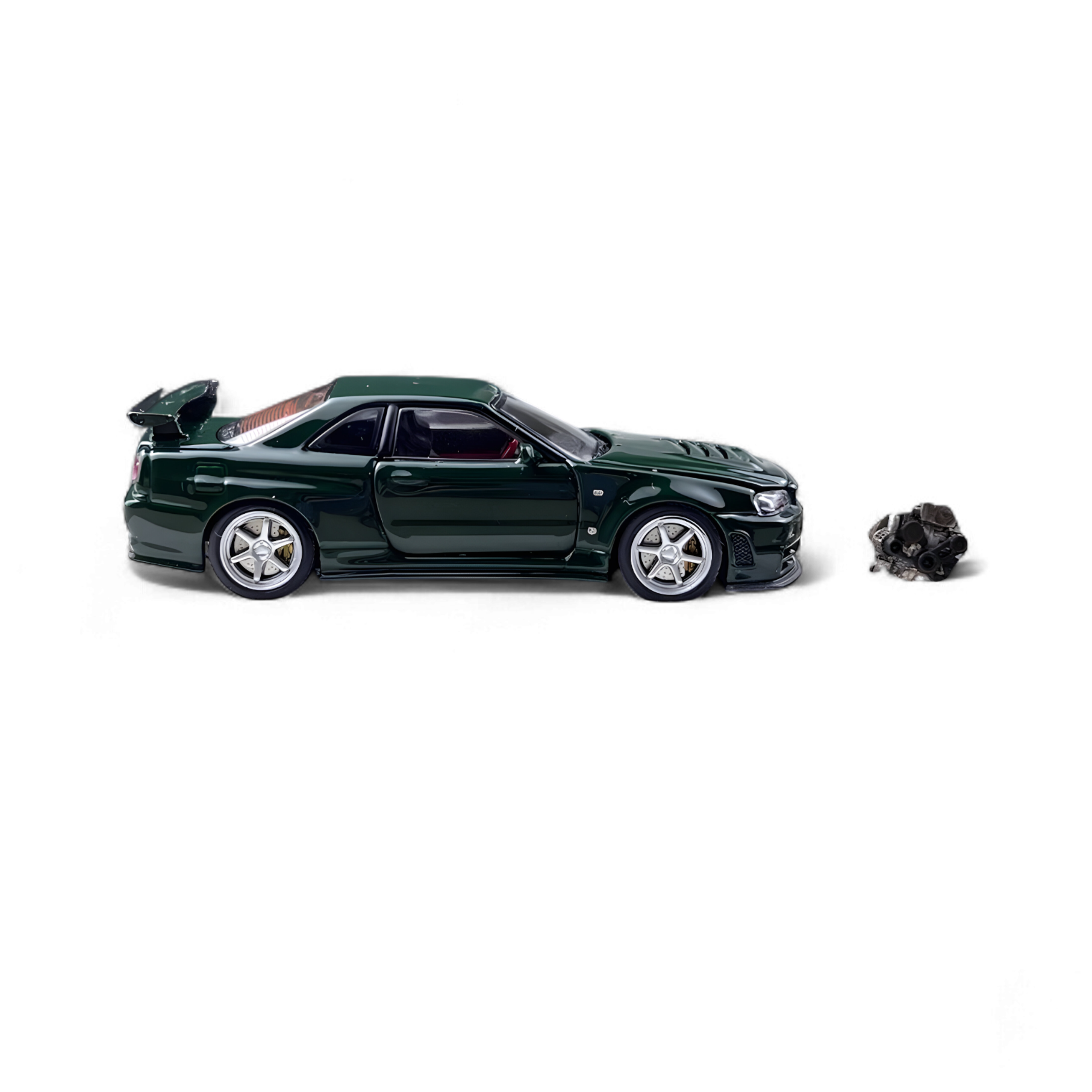 Nissan GTR R34 Z-TUNE - British Green 1:64 Ordinary by PGM  3