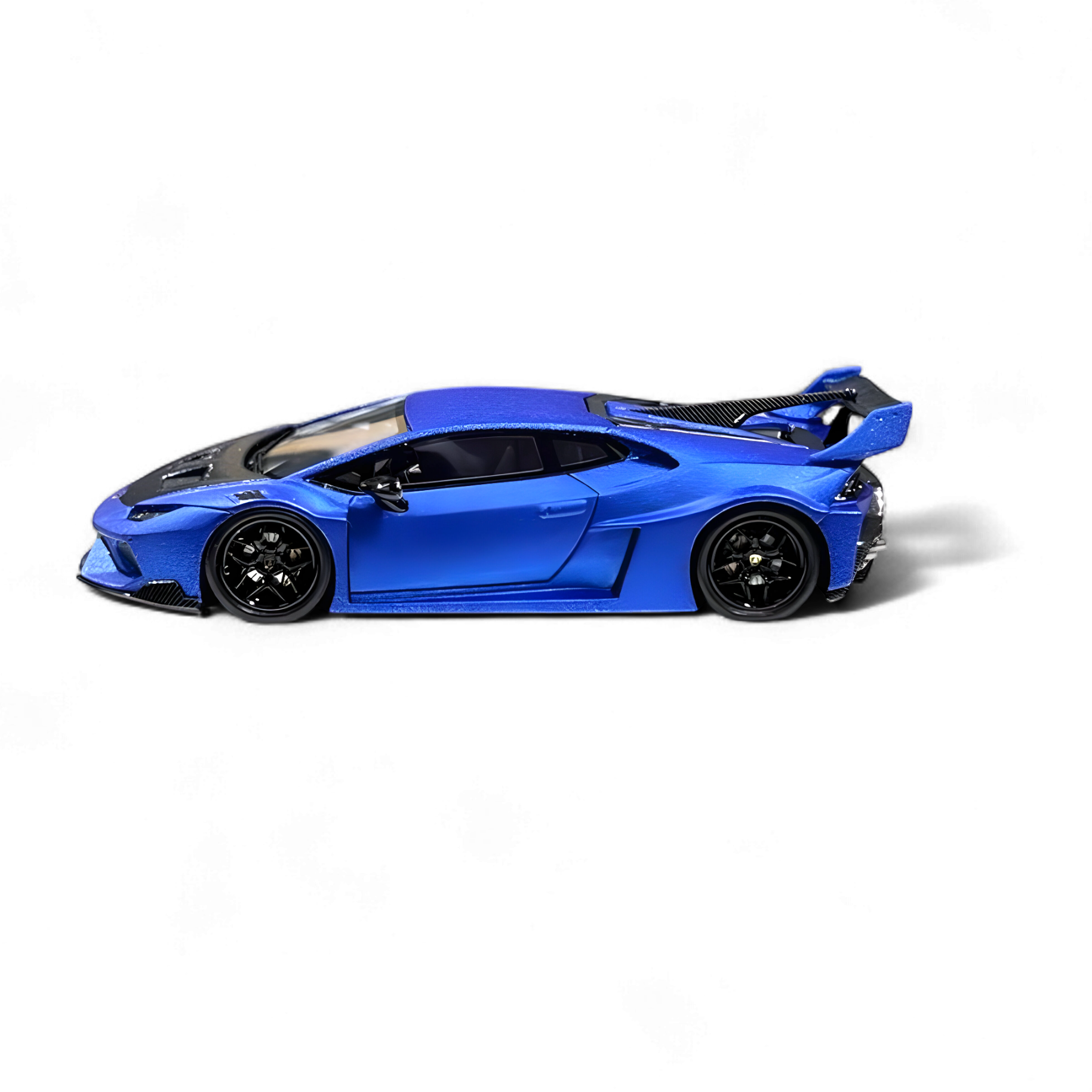 Lamborghini Huracan LP610-4 WideBody Resin - Matte Blue 1:64 by Flame  3