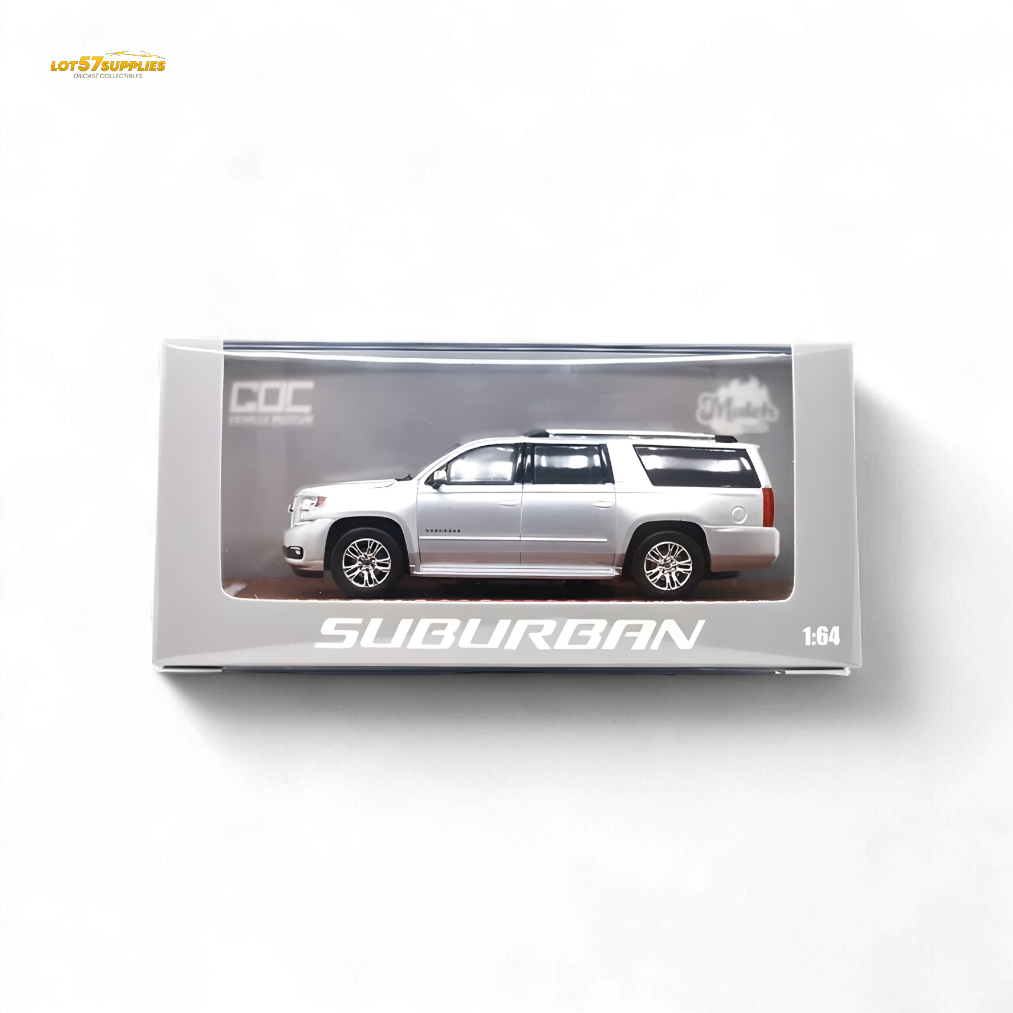 Chevrolet Suburban 2015 - Silver 1:64 by GOC