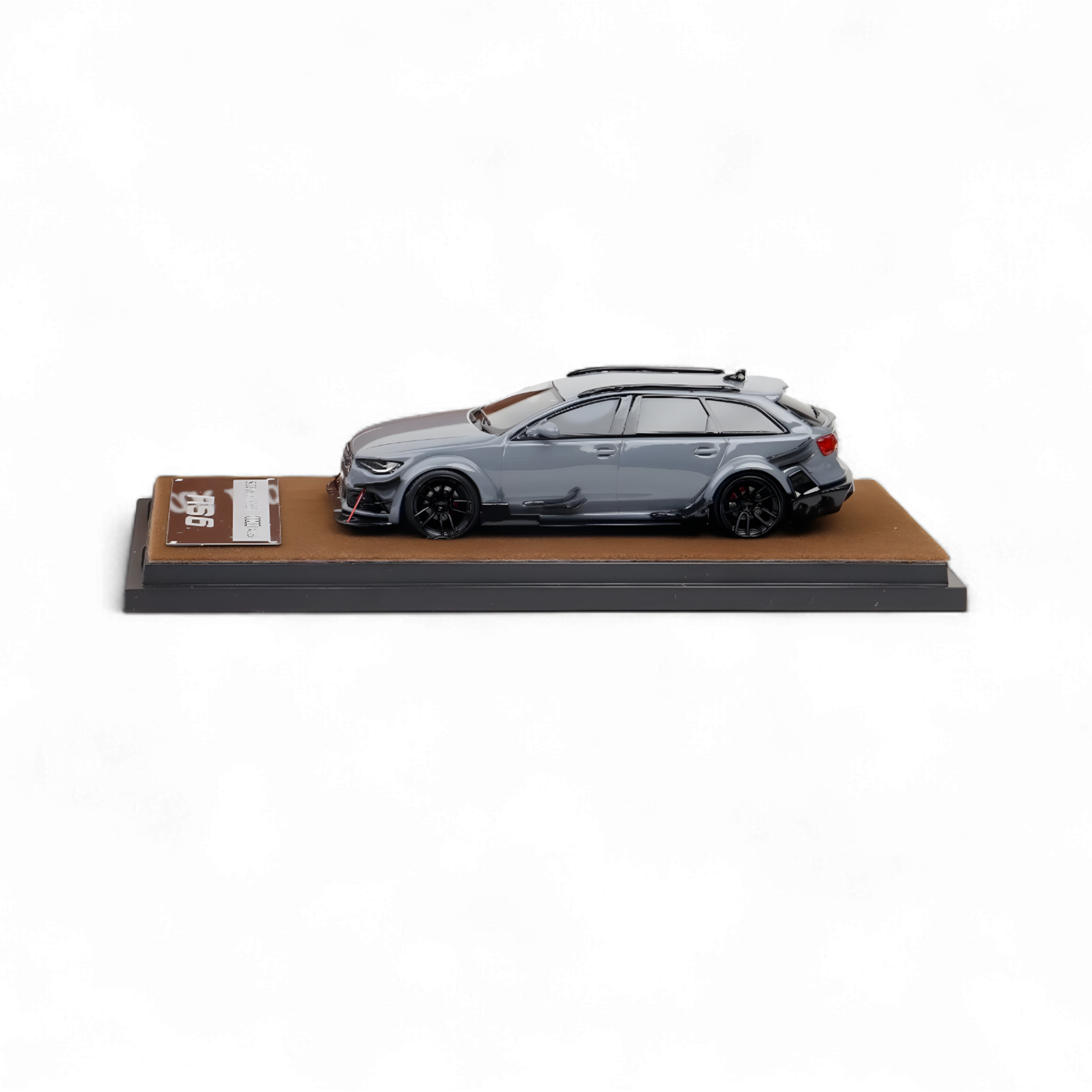 Audi RS6 Avant (C7) Crock Station wagon DTM Wide-Body Modified - Cement Grey 1/64 by Qidian Model 3