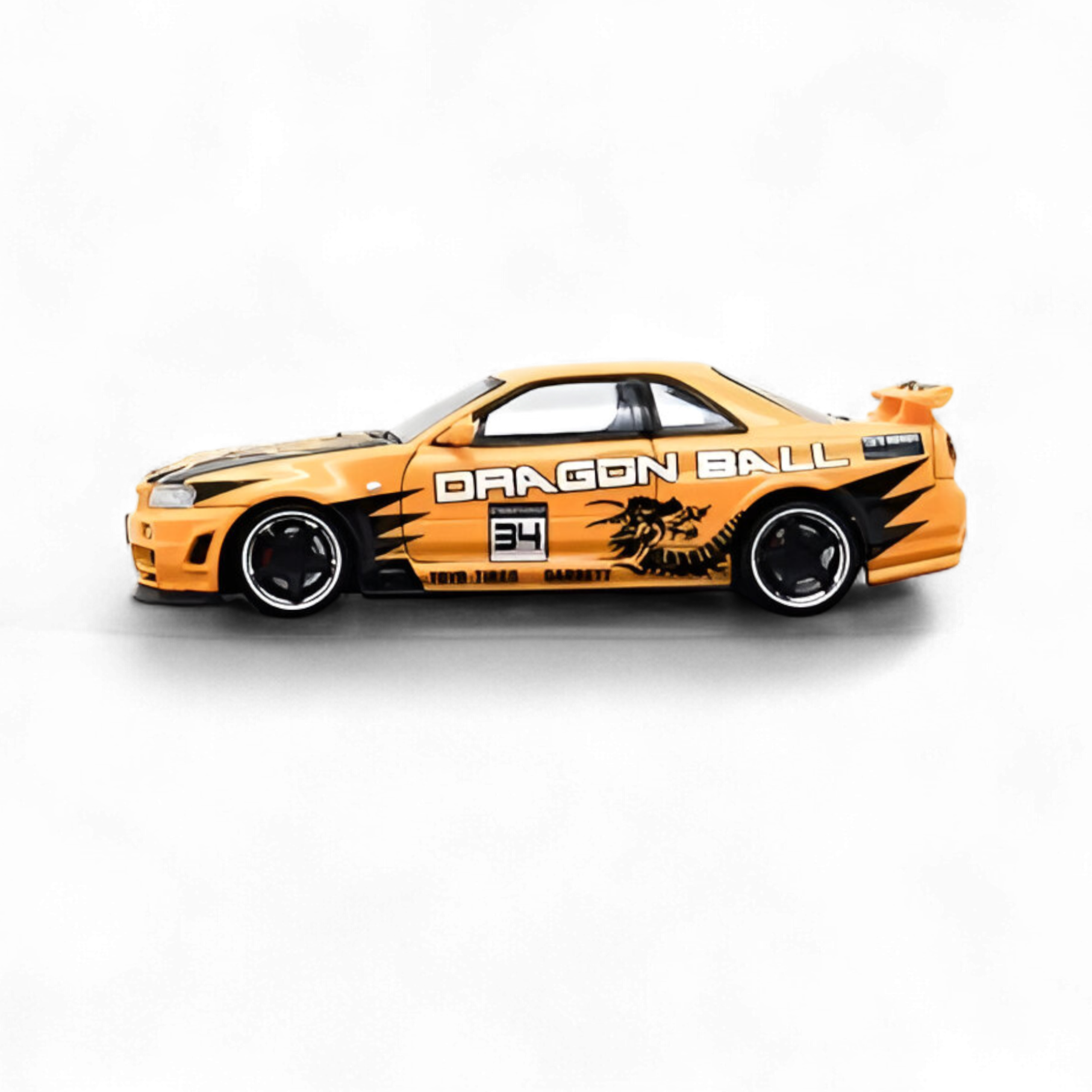 Nissan Skyline R34 GT-R - Orange DRAGON Z 1:64 by Fast Speed  3