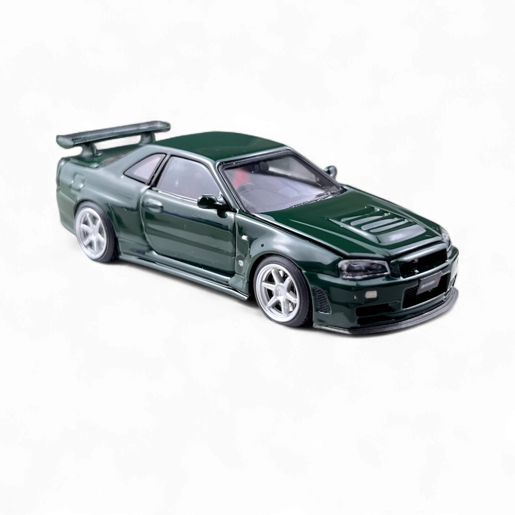 Nissan GTR R34 Z-TUNE - British Green 1:64 Luxury Box 1:64 by PGM 4