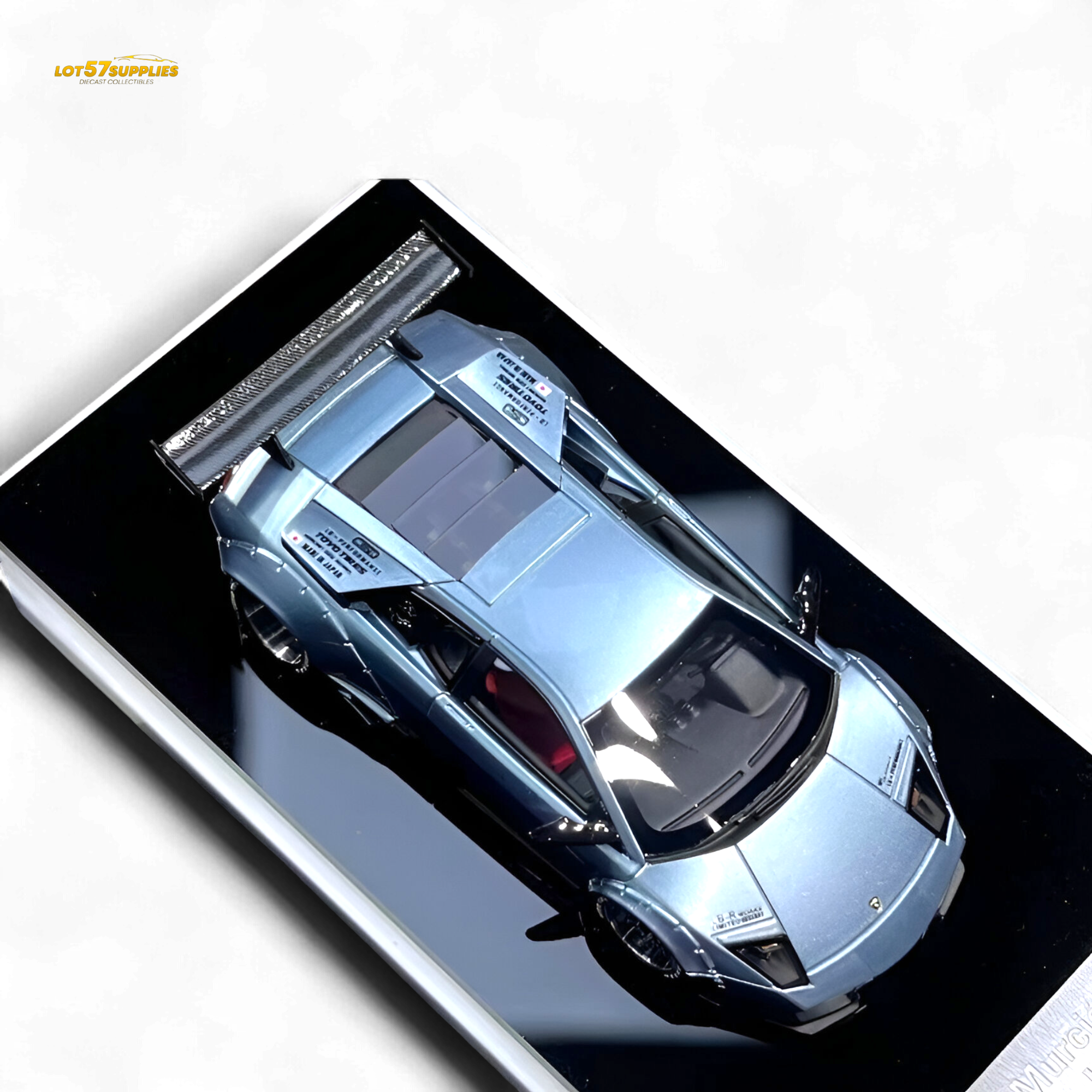 Lamborghini Murcielago LBWK Ice Blue 1:64 by Error404