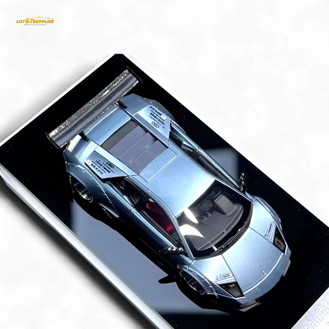 Lamborghini Murcielago LBWK Ice Blue 1:64 by Error404