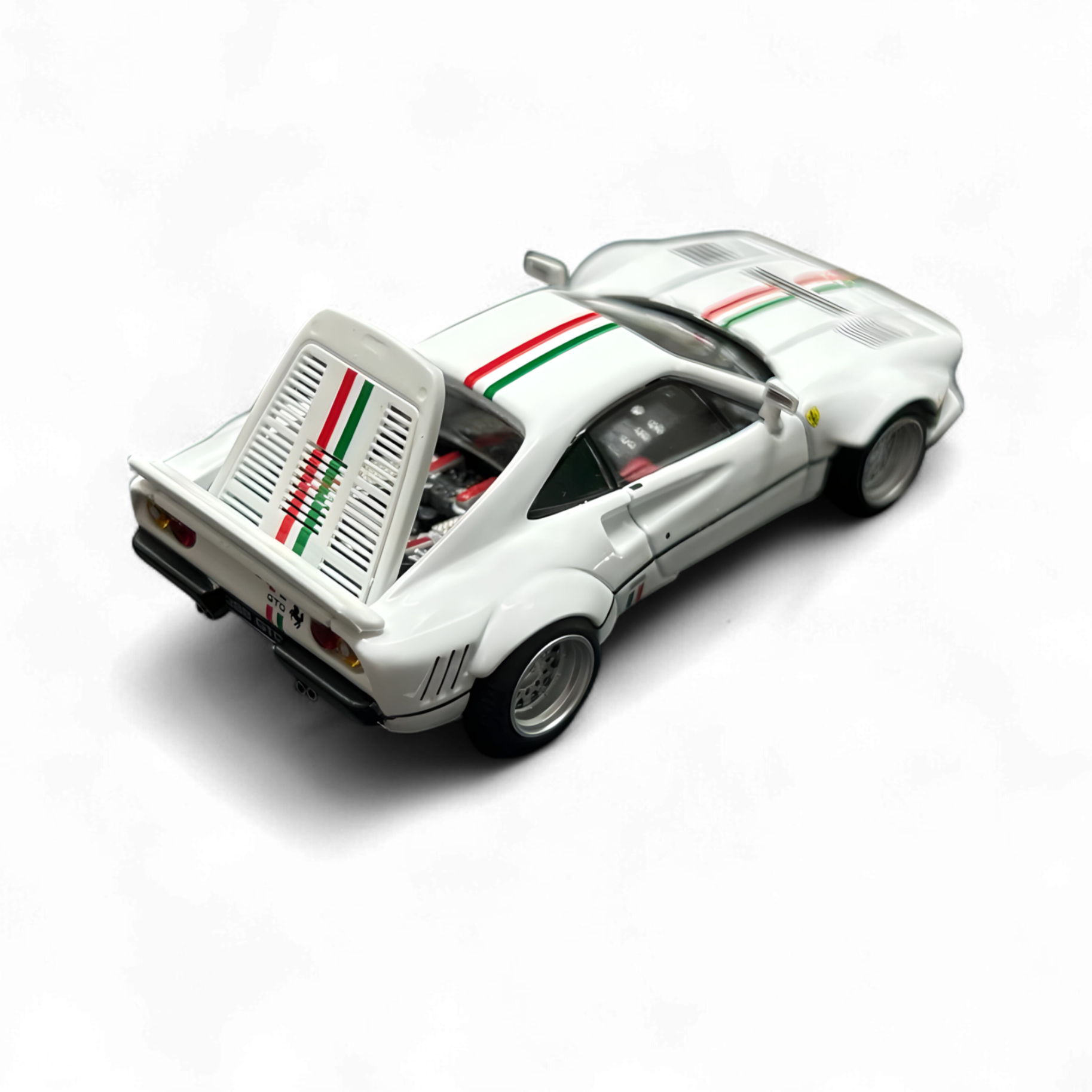 288 GTO Wide-Body - Latte Art White 1:64 by Hone Model 64 3