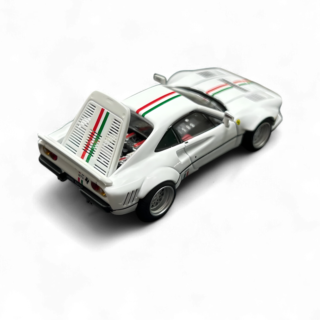 288 GTO Wide-Body - Latte Art White 1:64 by Hone Model 64 3