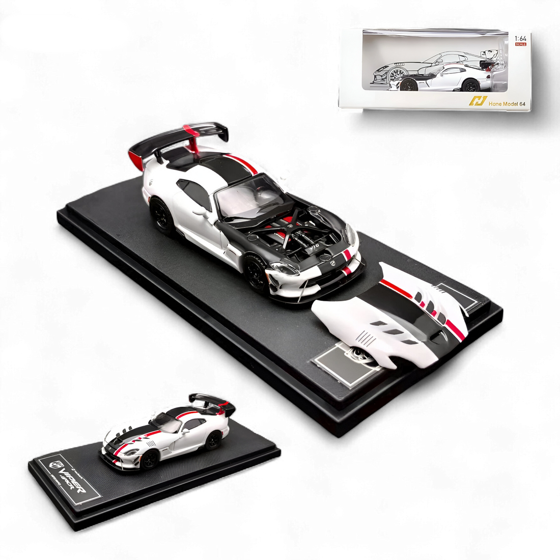Dodge VIPER ACR - Viper White 1:64 by Hone Model 