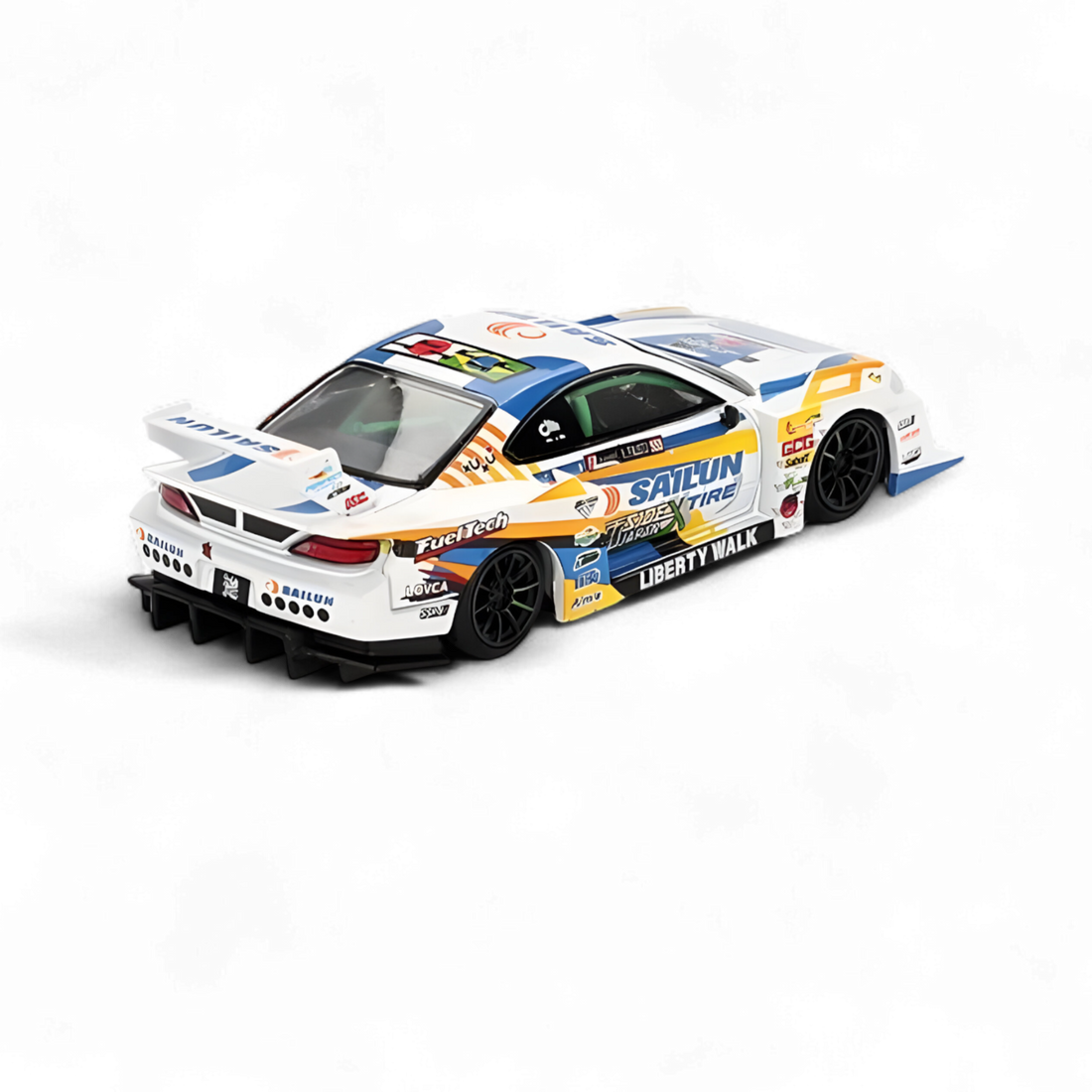 Nissan LB-Super Silhouette S15 Silvia 2023 Formula Drift Japan #895 1:64 by Mini-GT 3