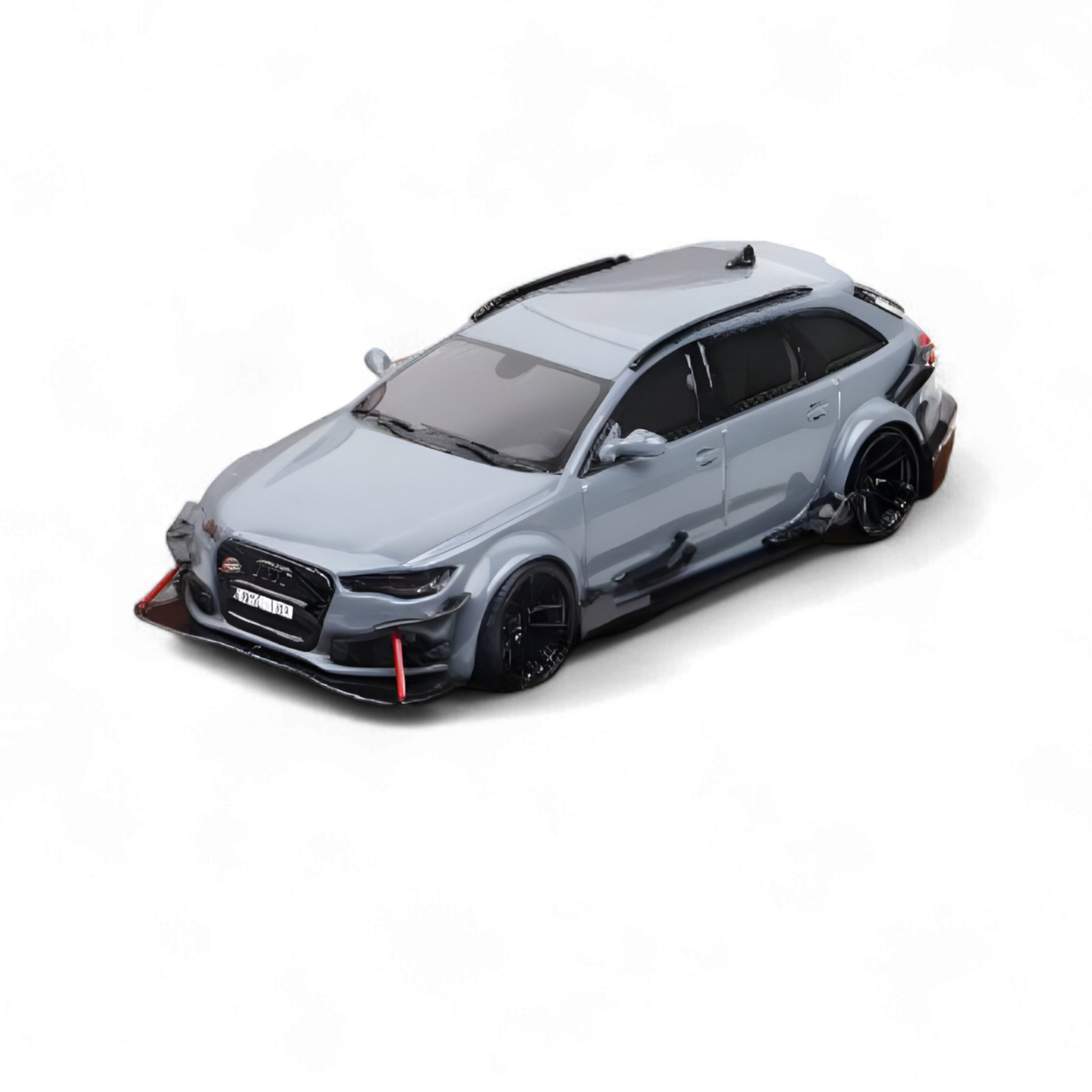 Audi RS6 Avant (C7) Crock Station wagon DTM Wide-Body Modified - Cement Grey 1/64 by Qidian Model