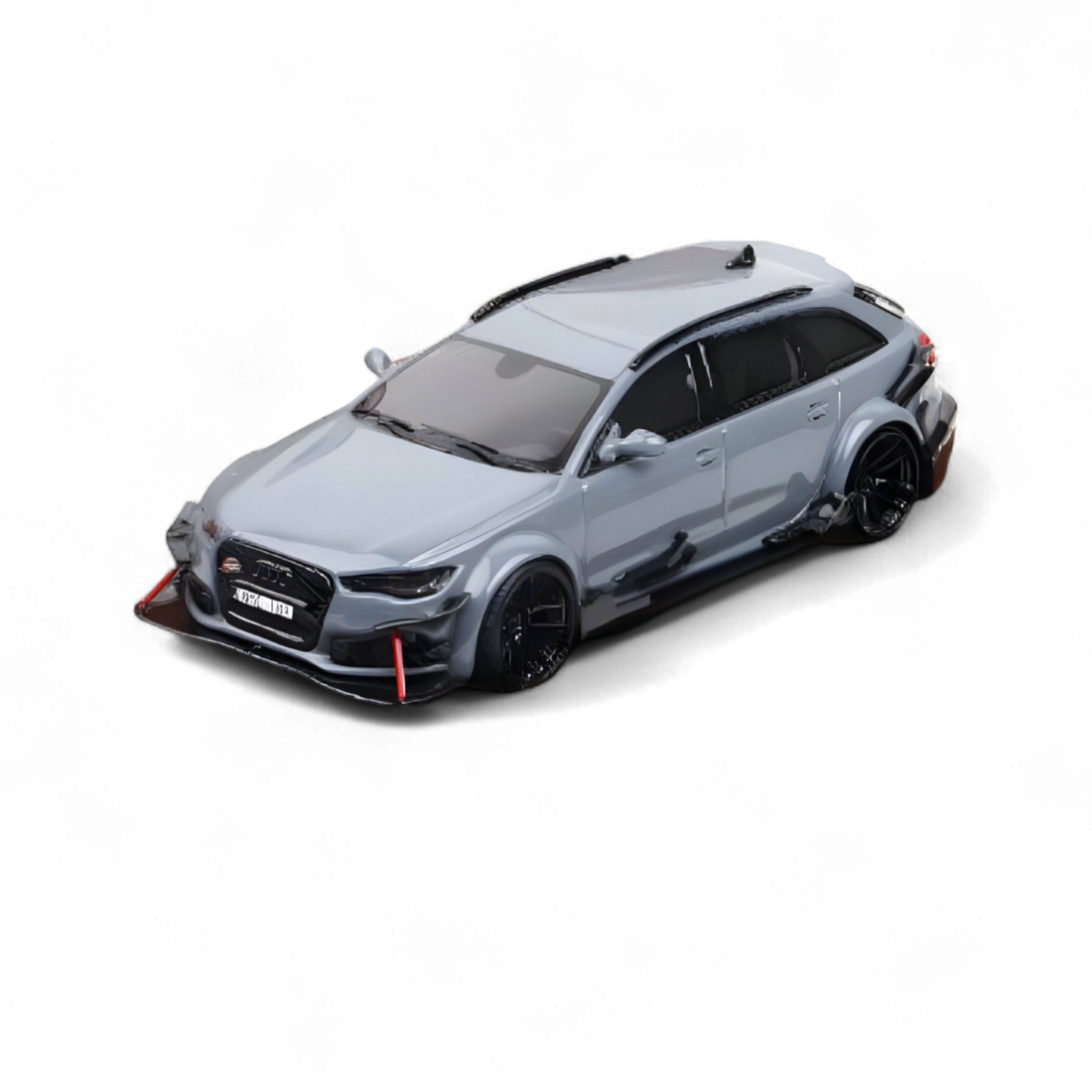 Audi RS6 Avant (C7) Crock Station wagon DTM Wide-Body Modified - Cement Grey 1/64 by Qidian Model