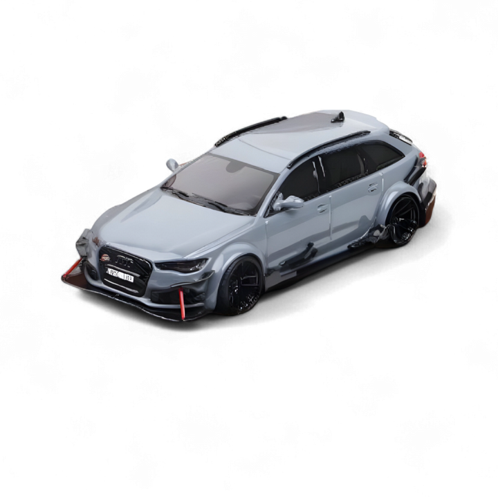 Audi RS6 Avant (C7) Crock Station wagon DTM Wide-Body Modified - Cement Grey 1/64 by Qidian Model