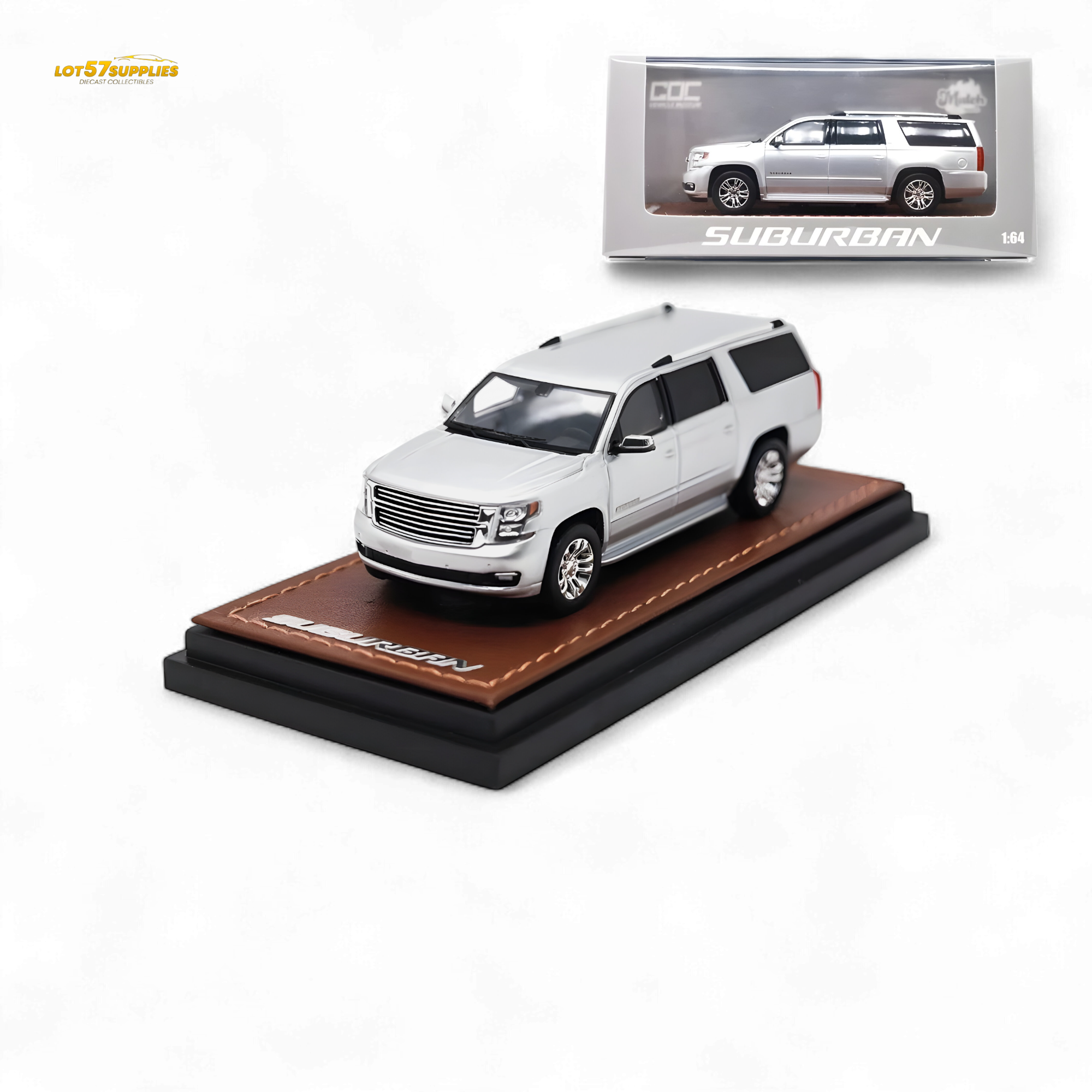 Chevrolet Suburban 2015 - Silver 1:64 by GOC